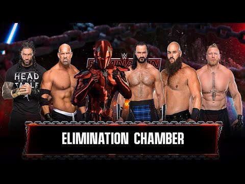 WWE Elimination Chamber | Roman vs Goldberg vs Whol vs McIntyre vs Strowman vs Lesnar