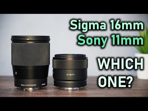 Sony 11mm F1.8 VS Sigma 16mm F1.4 | Which is the best lens? | Lens Comparison