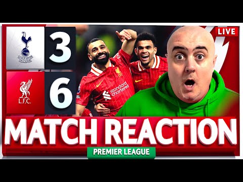 TOTTENHAM 3-6 LIVERPOOL! Craig's LIVE Match Reaction