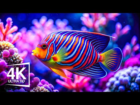 The Peculiar World of Marine Reptiles | Aquarium 4K VIDEO | Discover the Serenity of Sea Animals #3