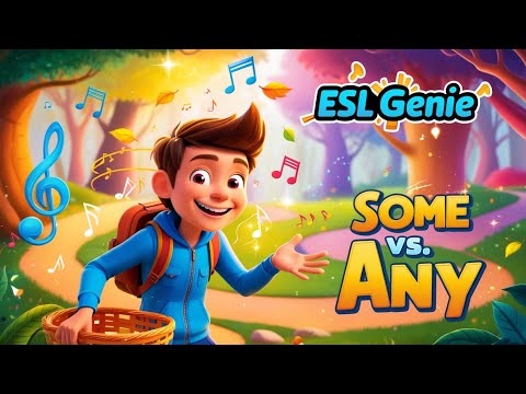 🎶Some” & “Any”  Song:  learn English with songs and Cheerful tunes! 🎶 #esl