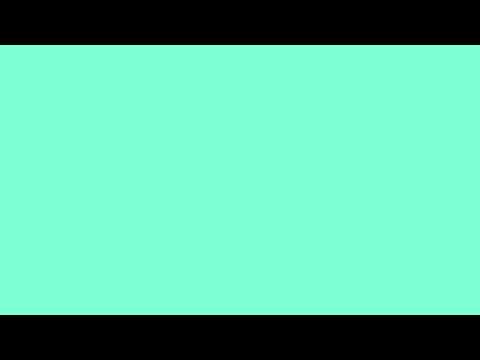 4K AQUAMARINE SCREEN #7FFFD4 and 195HZ Sine Sound