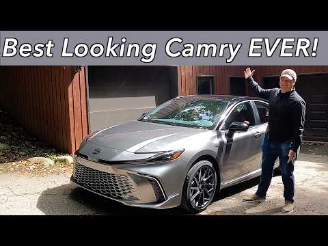 A Close Look at the 2025 Toyota Camry XSE AWD. New Look and Features!