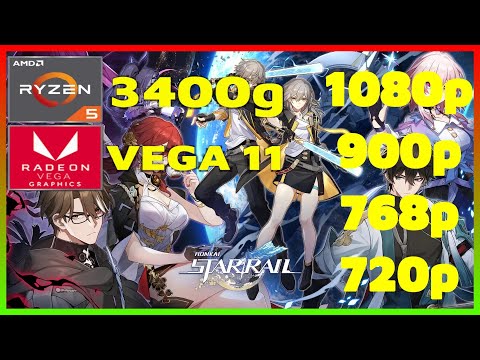 Honkai: Star Rail | Ryzen 5 3400G Vega 11 2x8 (2666MHz) 16GB RAM