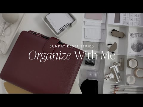 #SundayReset Let's Get Organized | Cloth & Paper