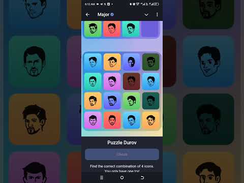 13 October- Puzzle Durov Solved Today #major #puzzle #combo #daiy #airdrop