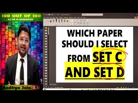 Which Paper Should I Select From Set C and Set D in CA Final SPOM ! ICAI Self-Paced Online Modules