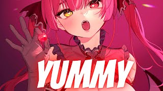 Nightcore - Yummy (Lyrics) (Sped up)