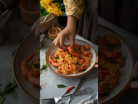 Malaysian Style Butter Prawns 🍤 #food #shortvideo