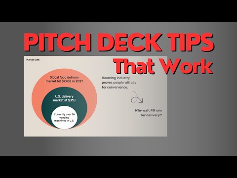 Pitch deck tips that work