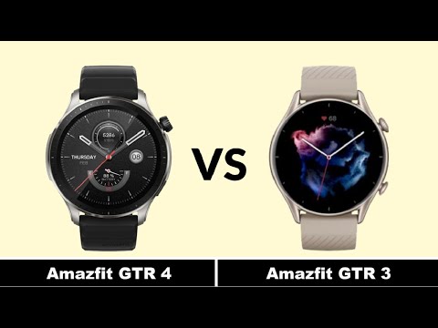 Amazfit GTR 4 vs Amazfit GTR 3