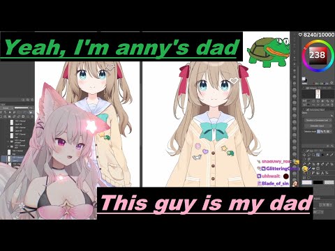 'annys British dad' joins stream