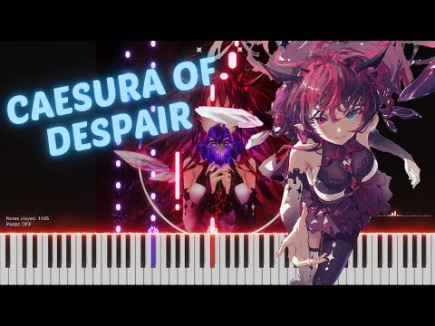 「Caesura of Despair」IRyS (アイリス ) - Piano Tutorial Synthesia Cover 【ホロライブピアノ・ソロ】