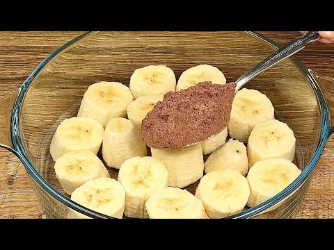 🍌Do you have banana and cocoa? The famous dessert that drives the whole world crazy!