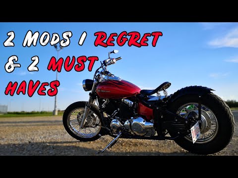 2 Mods I Regret & 2 Must Haves on my Yamaha V Star XVS 650