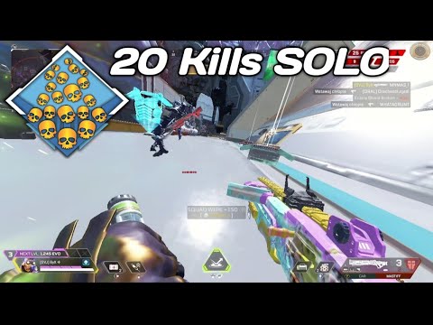 20 Bomb SOLOs Using FAST Controller Movement Apex Legends Season 21