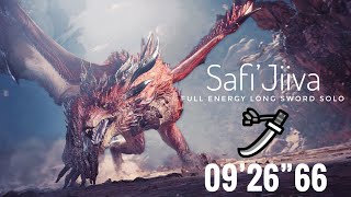 【MHW:IB PS5】 ムフェト・ジーヴァ　一撃討伐　太刀ソロ/Safi’ Jiiva Full Energy LongSword Solo 09’26”66