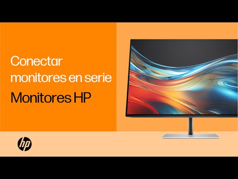 Conectar monitores en serie | Monitores HP | HP Support