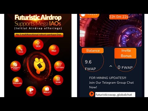 FUTURISTIC SWAP FREE MINING APP//built on CORE BLOCKCHAIN🤯/DEX,if miss UNISWAP don't miss( $FWAP)💥🚀