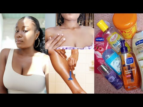 2022 MORNING SHOWER ROUTINE/quick and easy