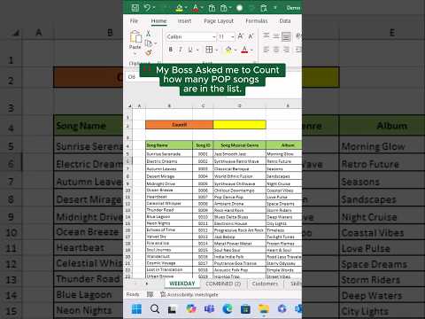 COUNTIF and WILDCARD in Excel? #shorts #learnexcel #excelfunction