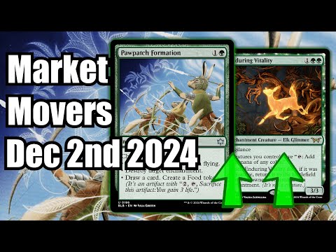 MTG Market Movers - Dec 2nd 2024 - Standard Cards Rise! Uncommon Spikes 250% Pawpatch Formation!