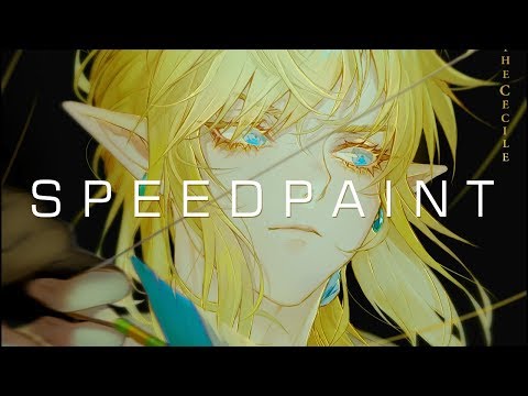 Speedpainting Link - BOTW2 - by theCecile