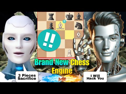 Stockfish 17 BRILLIANTLY Sacrificed His 3 Pieces in A Raw Against The Brand New Bot | Chess Strategy