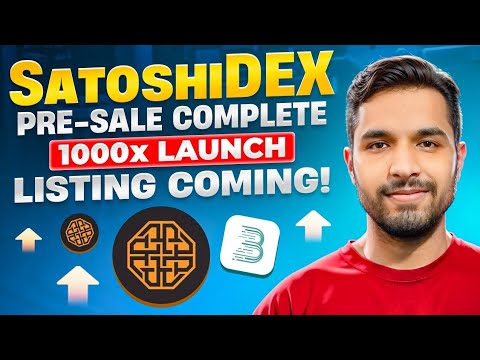 SatoshiDEX Pre-sale Complete LIsting Coming !!!