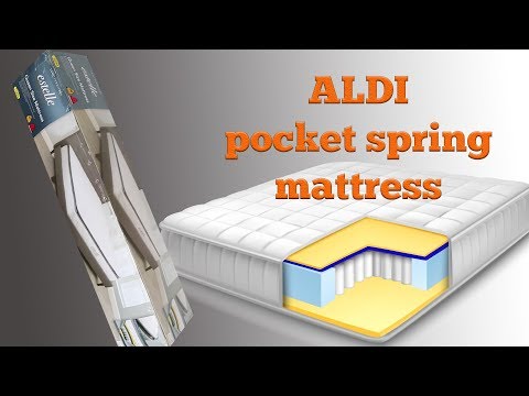 Unboxing Aldi Mattress in a Box - Pocket Spring Coil mattress estelle by SOHL furniture