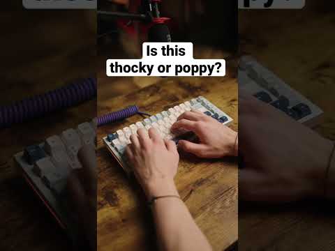 this this keyboard thocky or poppy? #shorts #keyboardsoundtest #keyboardasmr #customkeyboard #gmmk