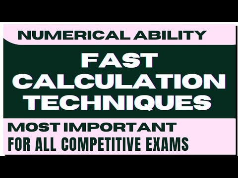 @MYEXAMCOACHING  | Quantitative Aptitude | Numerical Ability | Dr. R Shankar | Speed Maths Tricks.