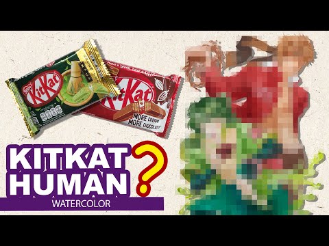 If KitKat were human? | Semi realistic Style | Huta Chan l Original