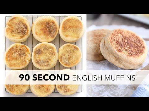 EASY 90-Second English Muffins | Tasty Homemade Recipe!