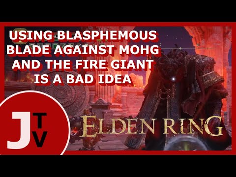 Elden Ring FB Live Playthrough 14 (Mohg, Lord of Blood + Fire Giant Boss Fight)