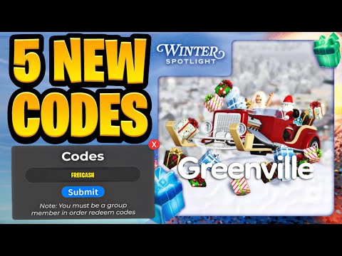 ❄️NEW❄️ ALL WORKING CODES FOR GREENVILLE IN 2025! ROBLOX GREENVILLE CODES