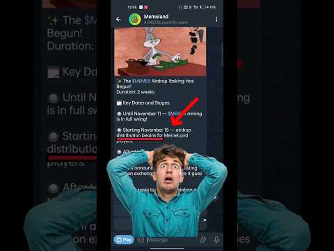 memeland new update||memeland airdrop||memeland||crypto||#memeland #crypto