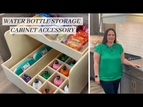 Water Bottle Storage Cabinet Pull-Out