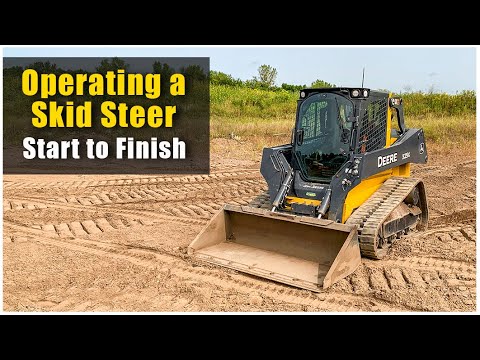 How to Operate a Skid Steer (2020) Pre-Op to Shut Down| Skid Steer Loader Training