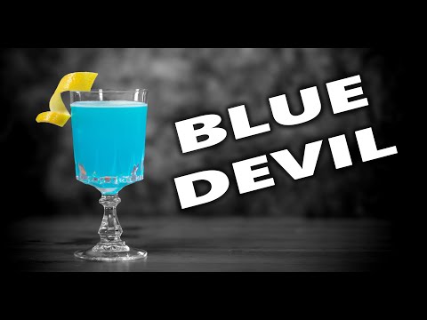 How To Make The Perfect Blue Devil Cocktail | Booze OnThe Rocks