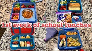 1st week of school lunches !!! Back to school Lunchbox ideas / bento lunchbox ideas / school lunches