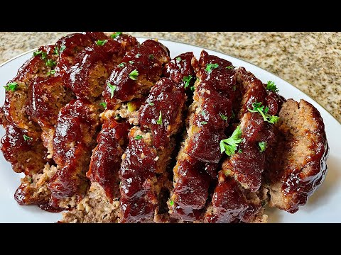 Step by Step Easy Moist Meatloaf recipe | TheGlamKitchen