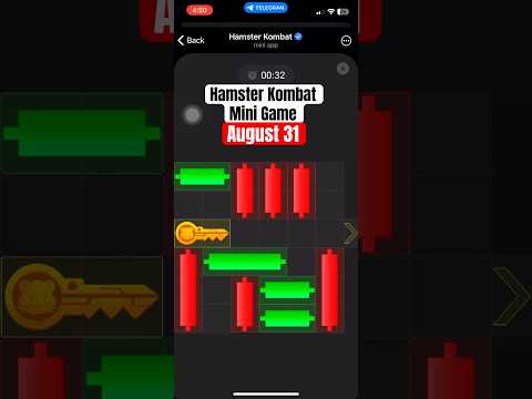 Unlock Hamster Kombat mini game puzzle August 31