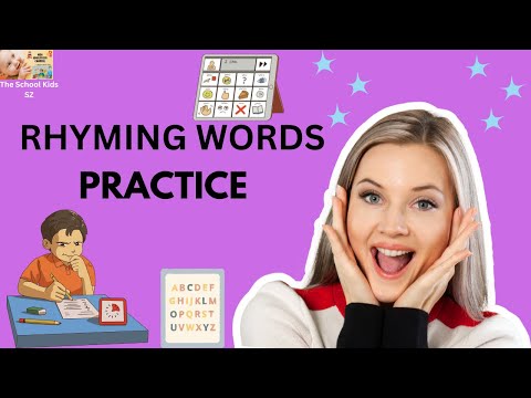 Rhyming Words in English/ Rhyming Words for Kids/ English Activity for Kids/ English Fluency