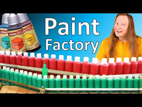 Inside a Paint Factory! How Paint is Made, Bottled, and Packaged