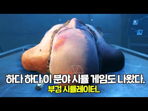 하다 하다 이 분야까지 나온 시뮬레이터 게임 " 부검 시뮬레이터" (약혐, 모자이크 처리)