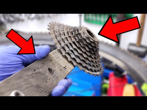 How to clean a bicycle cassette. Bike drivetrain maintenance