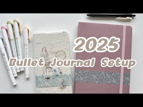 2025 Bullet Journal Setup ✿ Plan With Me ✿ Simple and Easy Bujo Setup