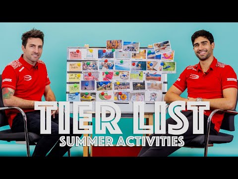 Andrea & Juan Manuel | Summer Activities Tier List