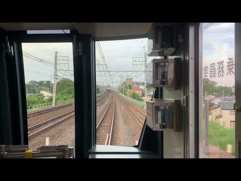 [前面展望]JR常磐緩行線北小金駅から南柏駅